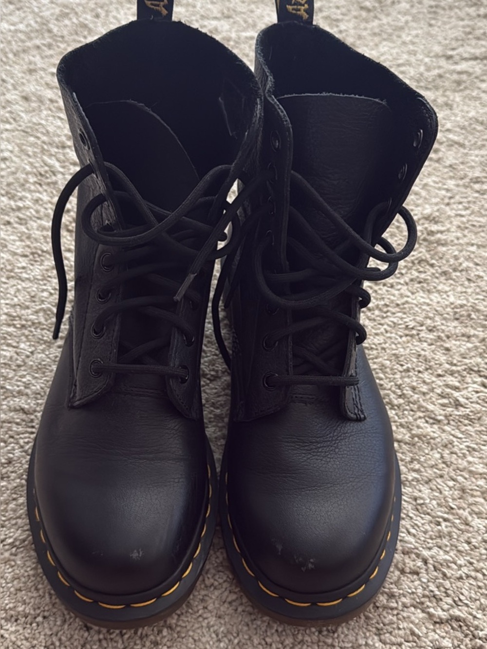 Dr. Martens 1460 Pascal Virginia Leather Lace-Up Boots
